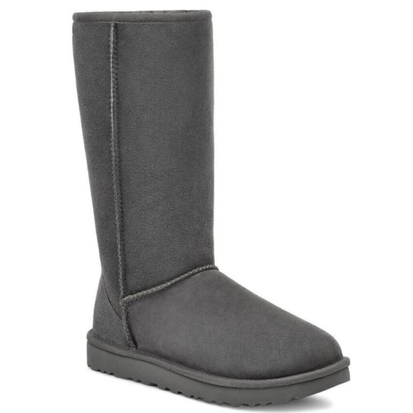 UGG Shoes - UGG Classic Tall II Sheepskin Gray Snow Winter Boots
